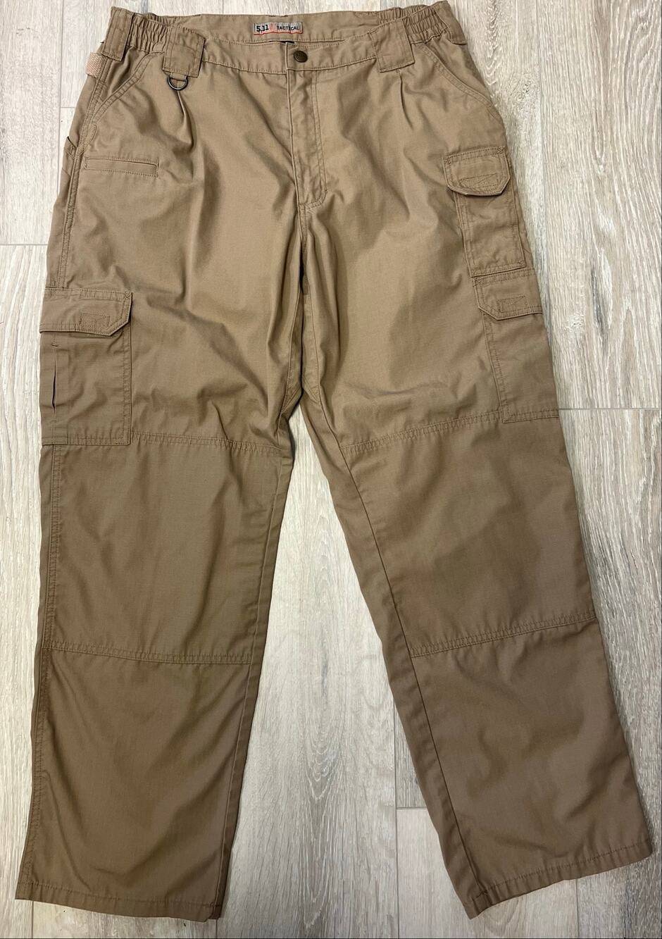 5.11 Tactical Cargo Pants Mens Tan Khaki Ripstop Utility Work Hiking 38/31.5